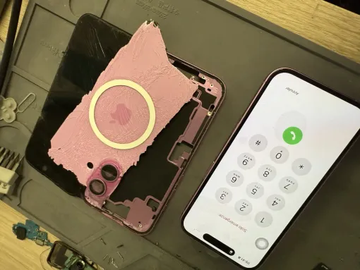 iPhone 16 remis à neuf : châssis, écran, vitre arrière et batterie, Cappelle-la-Grande, RepaMobile