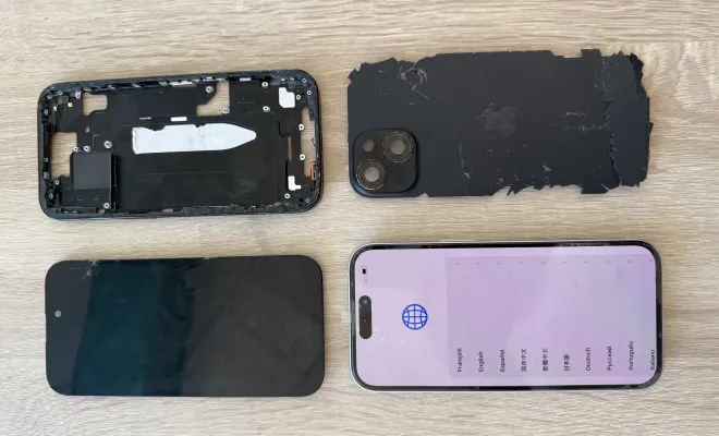 Changement de châssis complet iPhone 15 ainsi que l'écran et la batterie sur Cappelle, Cappelle-la-Grande, RepaMobile