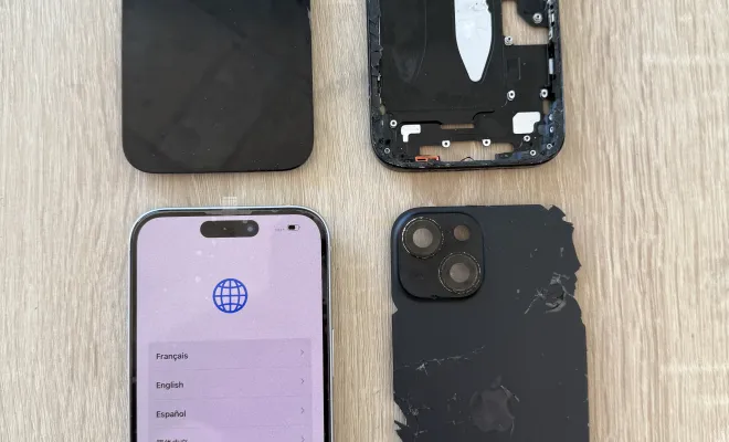 Changement de châssis complet iPhone 15 ainsi que l'écran et la batterie sur Cappelle, Cappelle-la-Grande, RepaMobile
