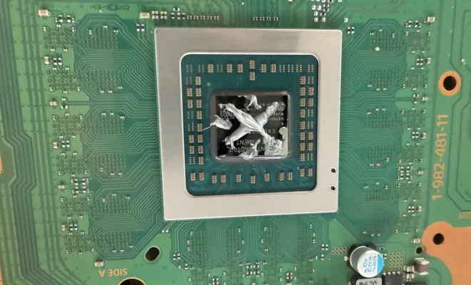 Photo du changement de la pâte thermique 