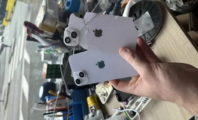 Changement vitre arrière iPhone 14 à Dunkerque, Cappelle-la-Grande, RepaMobile